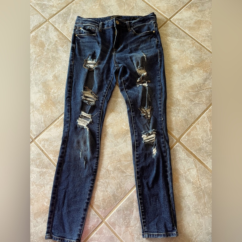 Embellished jeans